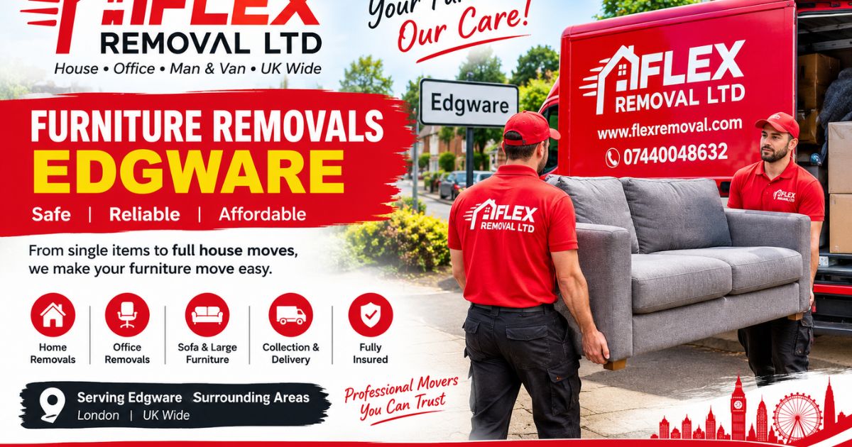 Furniture Removals Edgware – Reliable Furniture Moving Services