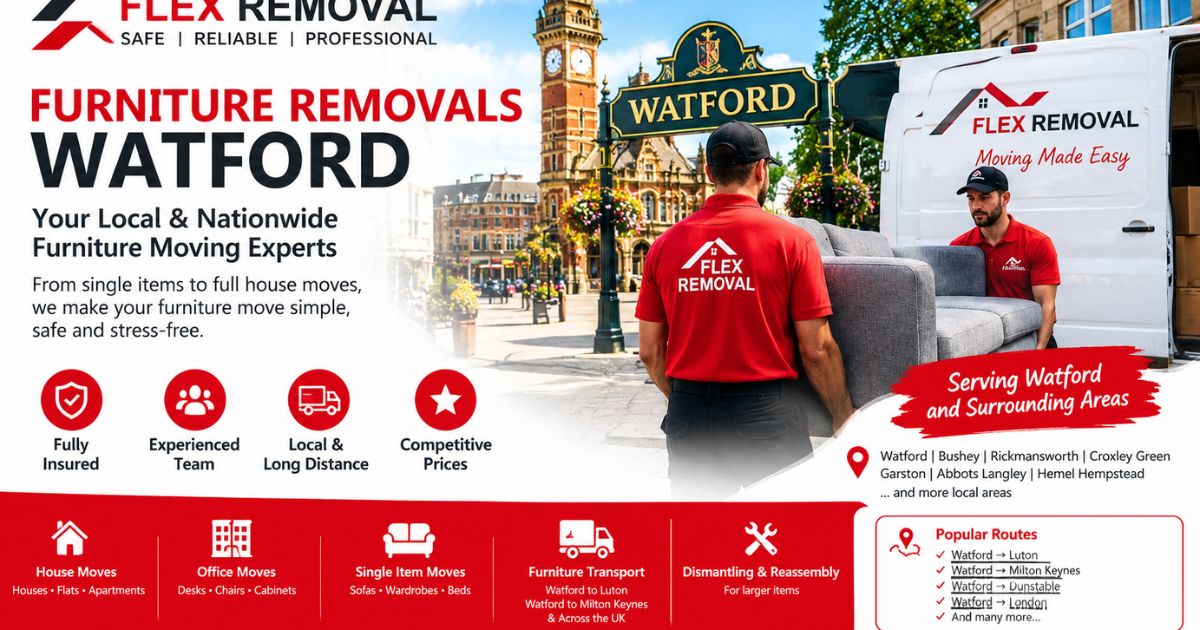 Furniture Removals Watford – Professional Home Furniture Movers